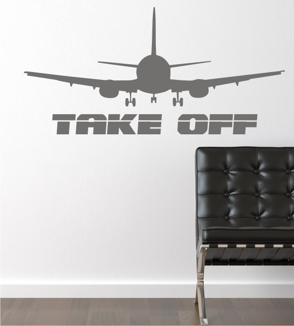 Take Off als Wandtattoo