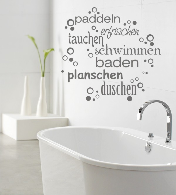 Tauchen, Schwimmen als Wandtattoo