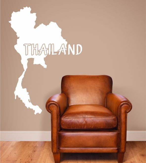 Thailand als Wandtattoo