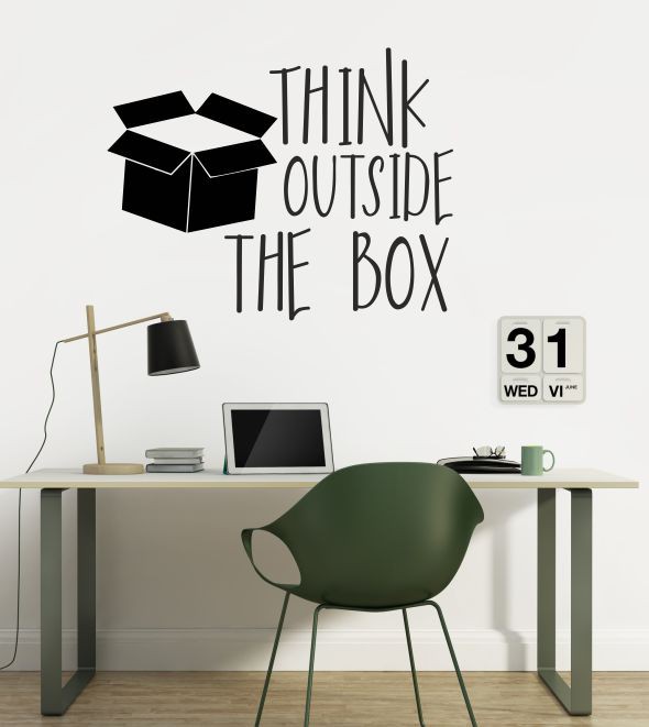 Think outside als Wandtattoo