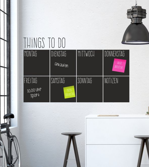 To Do Planer als Wandtattoo