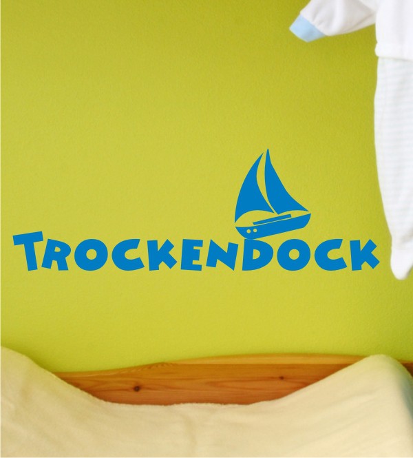 Trockendock als Wandtattoo
