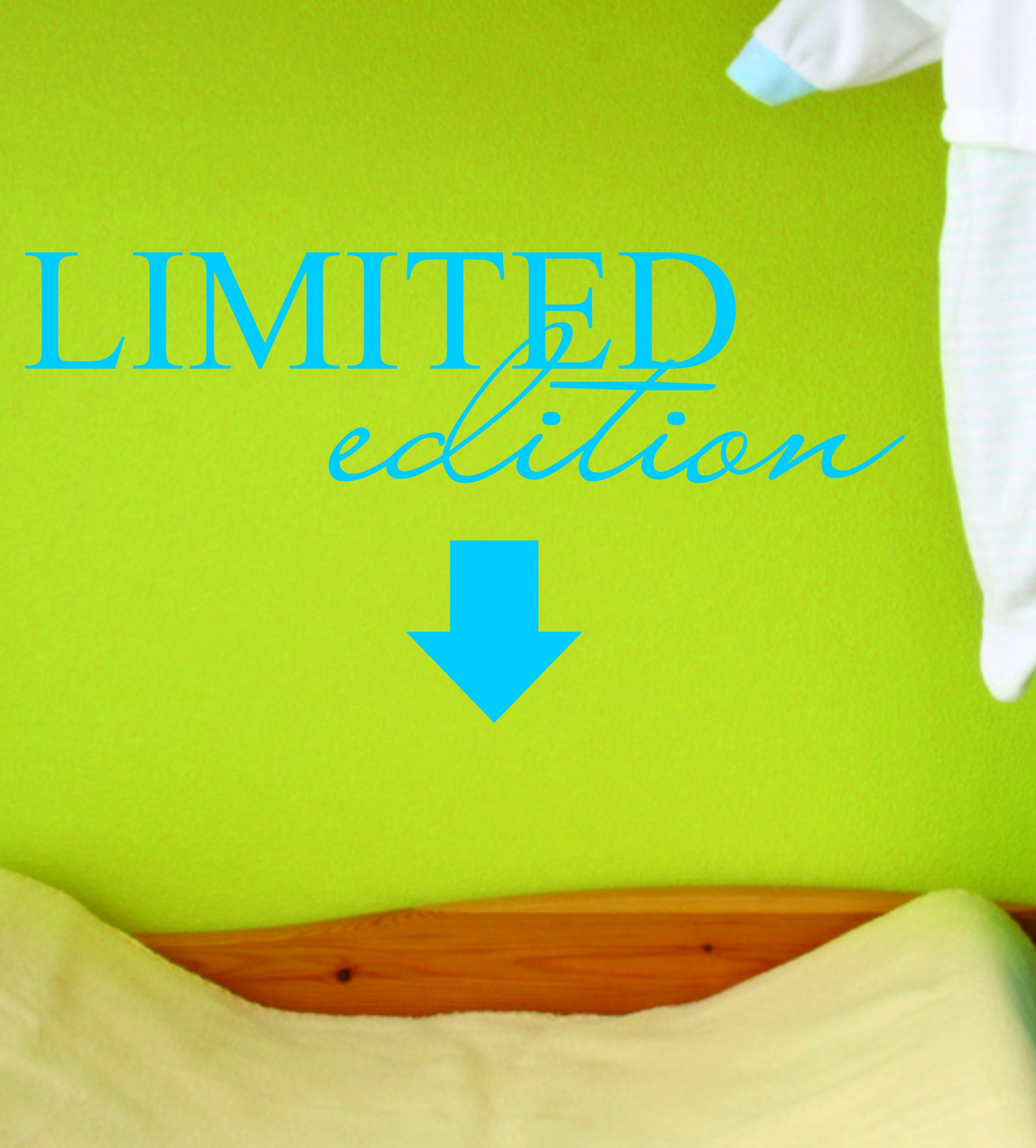 Limited Edition als Wandtattoo