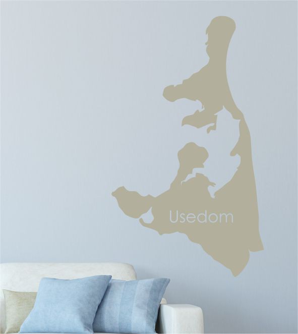 Usedom als Wandtattoo