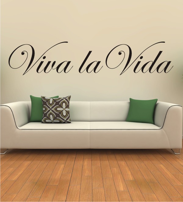 Viva la Vida als Wandtattoo