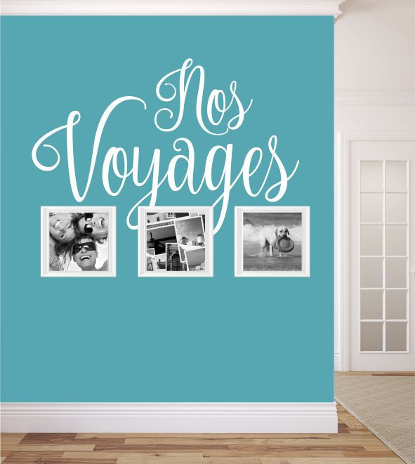 Nos Voyages als Wandtattoo 