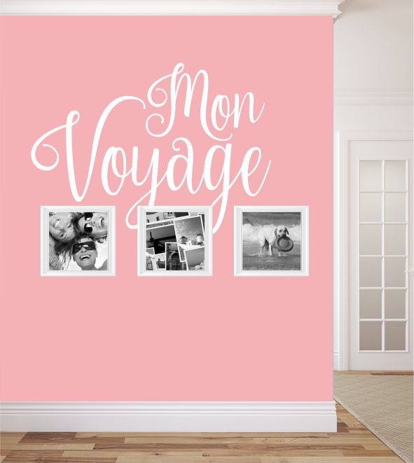 Mon Voyage als Wandtattoo 