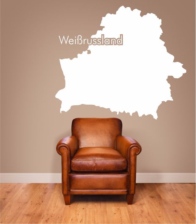 Weißrussland als Wandtattoo