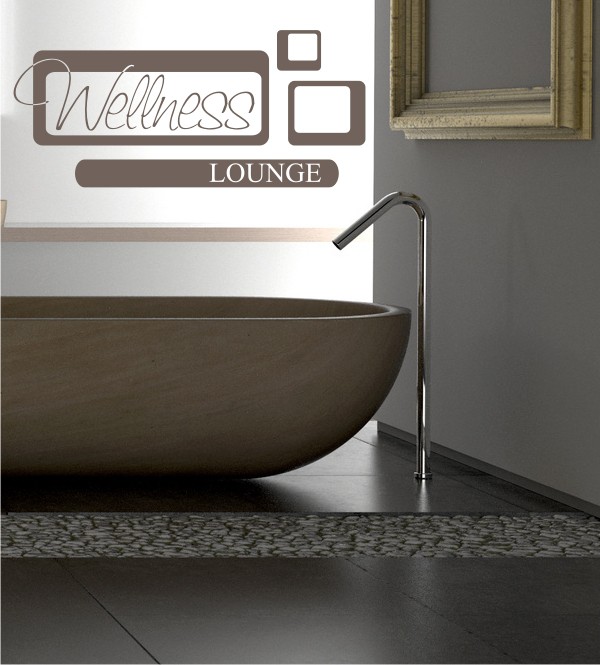 Wellness Lounge als Wandtattoo