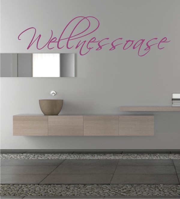 Wellnessoase als Wandtattoo
