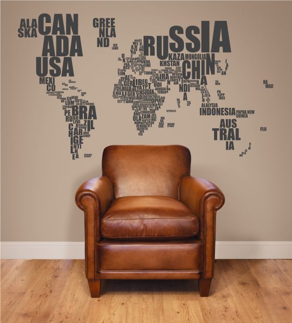 Welt 2 als Wandtattoo