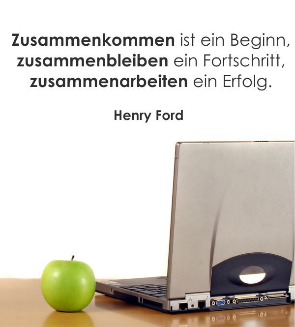 Zusammenkommen ist... als Wandtattoo