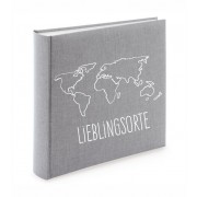 Album mit Weltkarte
