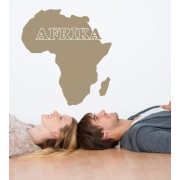 Afrika Umriss als Wandtattoo