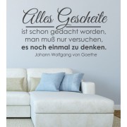 Alles Gescheite.. als Wandtattoo