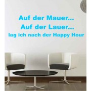 Auf der Mauer, Auf der Lauer ... als Wandtattoo