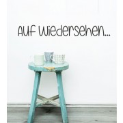 Auf Wiedersehen! als Wandtattoo