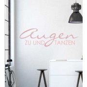 Augen zu... als Wandtattoo