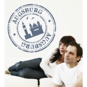 Stempel von Augsburg als Wandtattoo