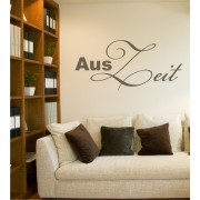 Auszeit als Wandtattoo