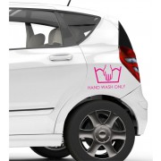 Autosticker Handwash Only