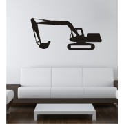 Bagger 1 als Wandtattoo 