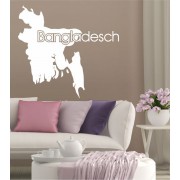 Bangladesch als Wandtattoo