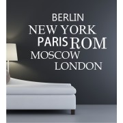 Städte 2 als Wandtattoo 