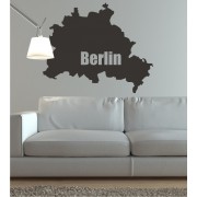 Umriss von Berlin als Wandtattoo 