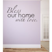 Bless our home... als Wandtattoo