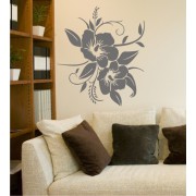 Blumengeäst als Wandtattoo