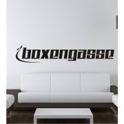 Boxengasse als Wandtattoo