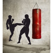Kickboxen 4 als Wandtattoo