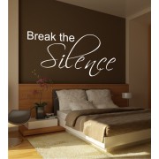 Break the Silence als Wandtattoo