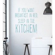if you want breakfast als Wandtattoo 