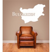 Bulgarien als Wandtattoo