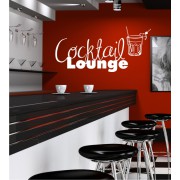 Cocktail Lounge als Wandtattoo