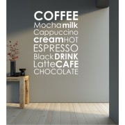 Coffee, Mocha, Milk... als Wandtattoo