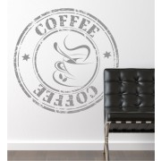 Stempel Coffee als Wandtattoo