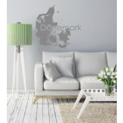 Dänemark als Wandtattoo