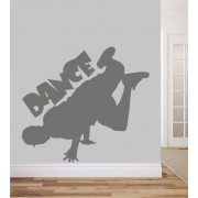 Dance mit Tänzer als Wandtattoo