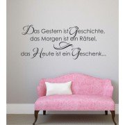 Das Gestern.. als Wandtattoo