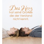 Das Herz.. als Wandtattoo