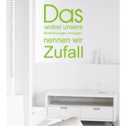 Das wobei... als Wandtattoo 