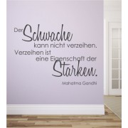 Der Schwache kann... als Wandtattoo