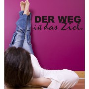 Der Weg ist... als Wandtattoo