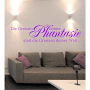 Die Grenzen deiner Phantasie ... als Wandtattoo