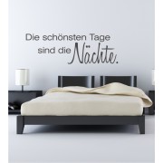 Die schönsten Tage... als Wandtattoo