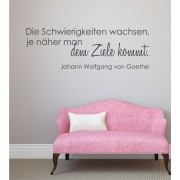 Die Schwierigkeiten.. als Wandtattoo