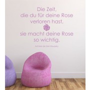 Die Zeit, die du... als Wandtattoo